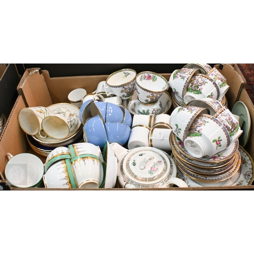 417 - An early 20th century Copeland Spode for Harrods 'Old Bow' tea service, to/w various other tea and c... 