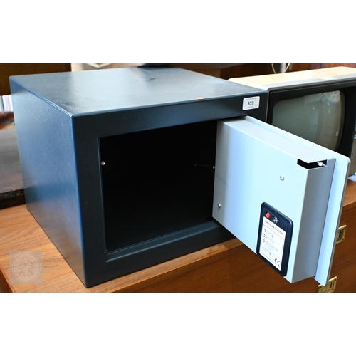 559 - An FAC digital safe (key in office), 29 x 37 x 35 cm