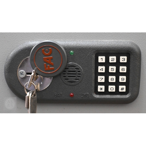 559 - An FAC digital safe (key in office), 29 x 37 x 35 cm