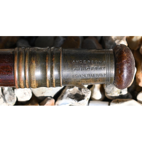 383 - #A vintage Milwards 'Flexicane' 4 piece split cane fly rod to/w an Anderson's 'The Dunfeld' rod (2)