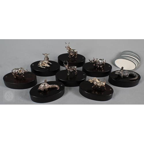 Patrick Mavros (Zimbabwe): a set of eight place-card holders with