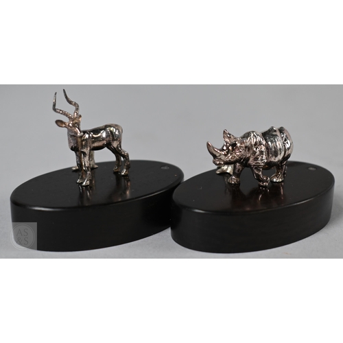 Patrick Mavros (Zimbabwe): a set of eight place-card holders with