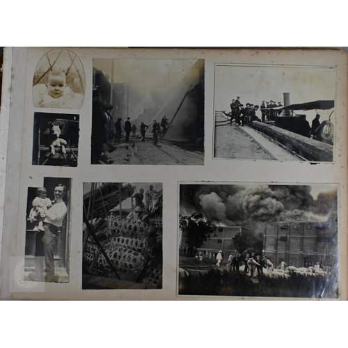 715 - An early 20th century Anglo-Chinese Shanghai photograph album, images within record the  Chang-Hai /... 
