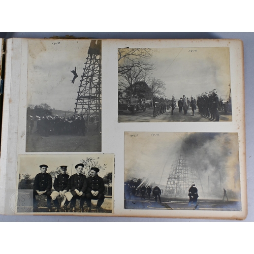 715 - An early 20th century Anglo-Chinese Shanghai photograph album, images within record the  Chang-Hai /... 