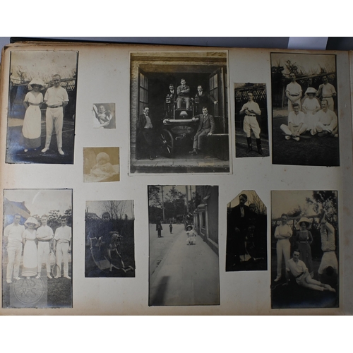 715 - An early 20th century Anglo-Chinese Shanghai photograph album, images within record the  Chang-Hai /... 