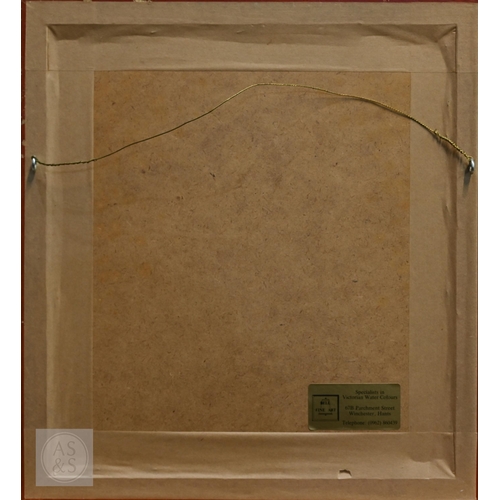 441 - William Cruickshank (1848-1922) - Bird's nest nestled beneath bluebells, watercolour, signed lower r... 