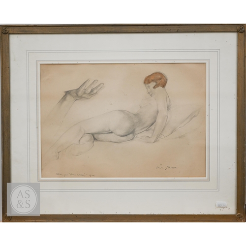 Lancelot Myles Glasson (1894-1959) - Study for Venus Waking, pencil, signed 1930, 25 x 36.5 cm