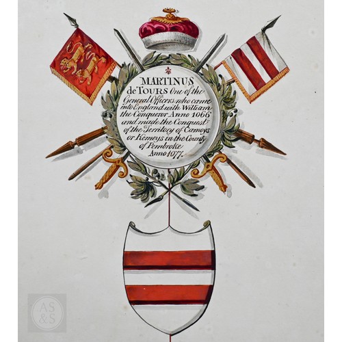MEINERTSHAGEN ARMOIRIES COAT Of Arms Héraldique Heraldry Genealogie EUR