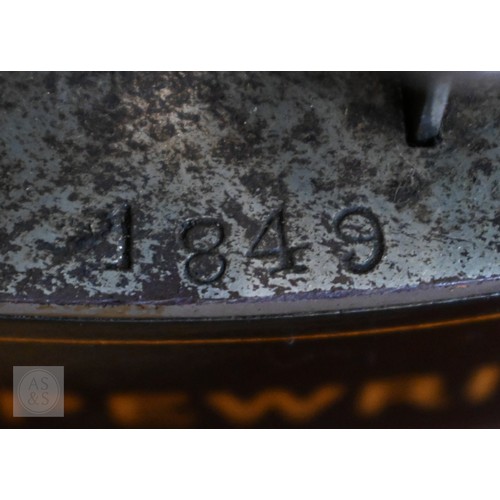 693 - A 19th Century Salter typewriter with tin cover, to/w a John Jardine (Nottingham) Bar-Let typewriter... 