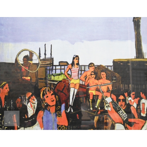 321 - Jason Gibilaro (b 1962) - 'Art Boot Fair II', AP print, pencil signed and dated 2011, 57 x 71 cm