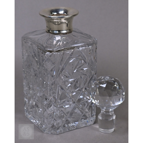 13 - An Edwardian pair of silver knife rests, Sheffield 1902, two open salts with glass liners and a Vict... 