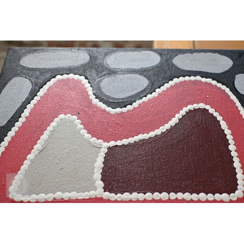 600 - Mitjili Naparrula (Australian, 1945-2019) - 'Watiya Tjuta & Irantji Dreaming With Clouds', 2010,... 