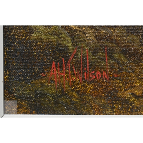 631 - Tim Wilson (New Zealand, 1954-2020) - Milford Sound, New Zealand, oil on canvas, signed lower left, ... 