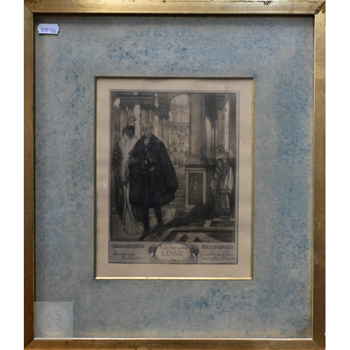 640 - André Lambert - A set of eight lithographs - 'Les Sept Peches Capitaux', including L'Avarice, L'Orgu... 