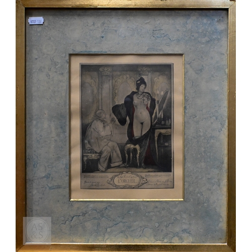 640 - André Lambert - A set of eight lithographs - 'Les Sept Peches Capitaux', including L'Avarice, L'Orgu... 