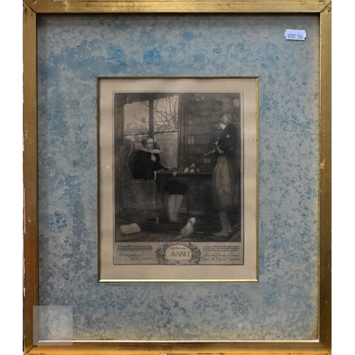 640 - André Lambert - A set of eight lithographs - 'Les Sept Peches Capitaux', including L'Avarice, L'Orgu... 