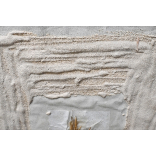 650 - Graçia Pereira Coutinho (Portuguese, b 1949) - Untitled, no 7, mixed media, signed to verso, 40 x 32... 