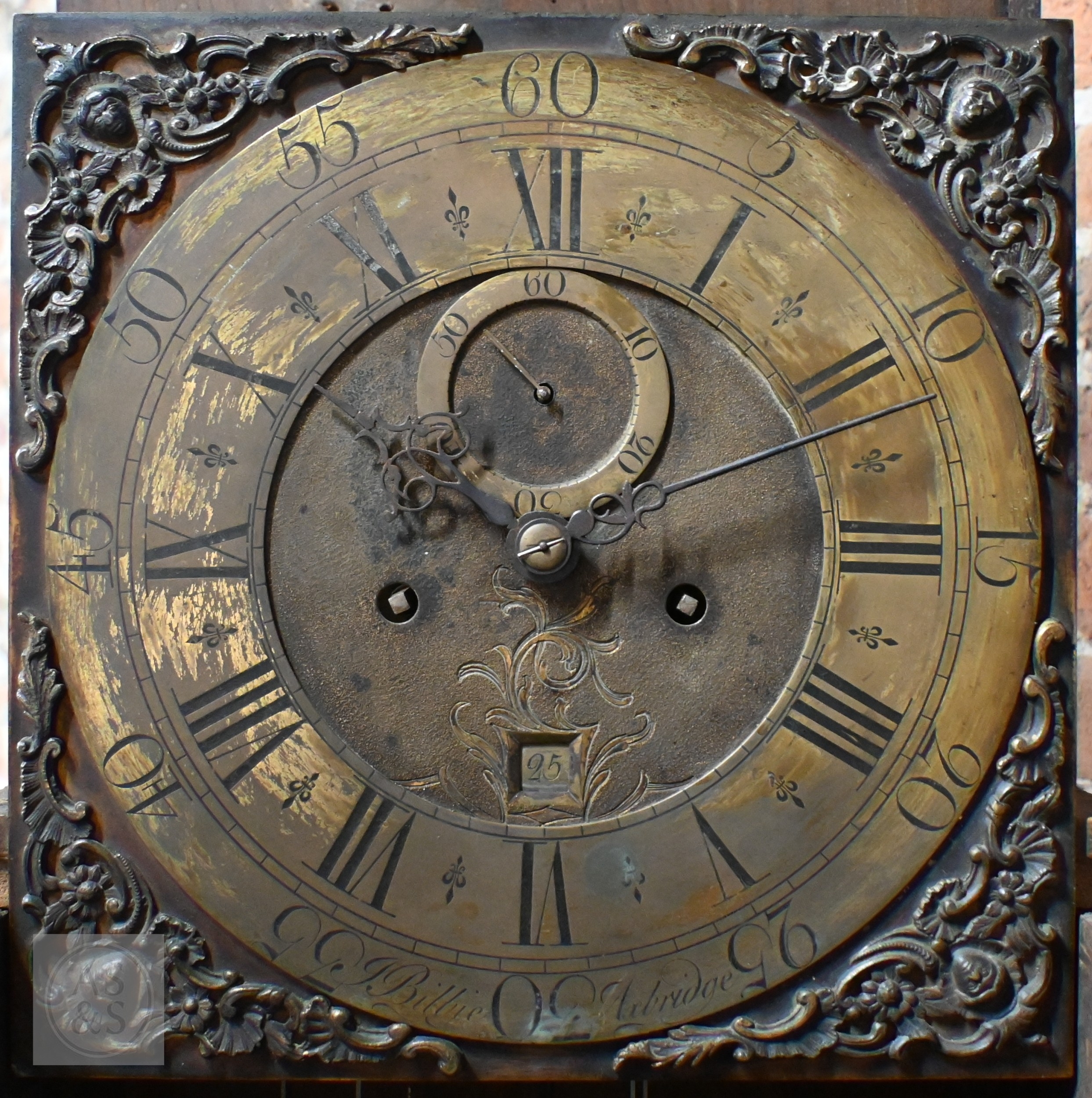 J Bilbey, Axbridge, an 18th century oak eight day longcase clock, the ...