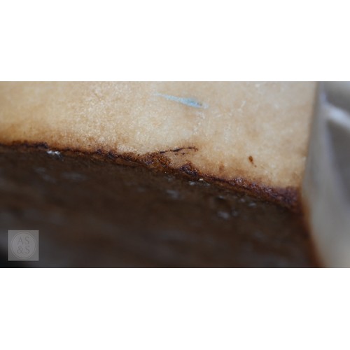 888 - An antique white marble bust of a classical female with ornate hair, on socle base, 62cm high