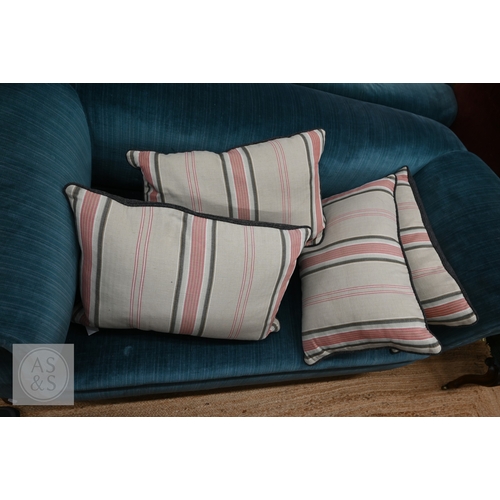 529 - Five assorted decorative scatter cushions - one by Katie Mosa (5)