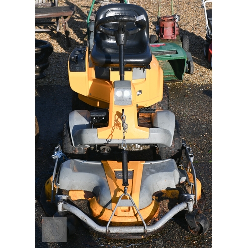 1 - A Stiga Park 540 LPX tractor mower, adjustable outfront cutting deck, good/used and in private owner... 