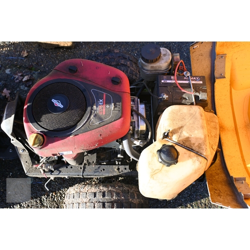 1 - A Stiga Park 540 LPX tractor mower, adjustable outfront cutting deck, good/used and in private owner... 