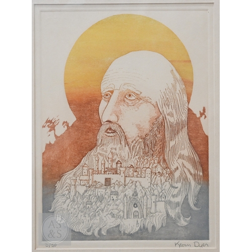 355 - Kevin Dyer - Four seasons, ltd ed prints, 29 x 21 cm to/w another (5)