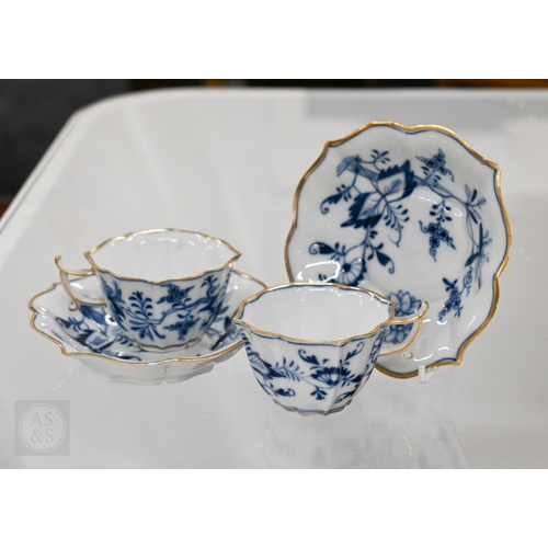 435 - A cased set of six Limoges coffee cans and saucers with silver overlays and a cased set of six Copel... 