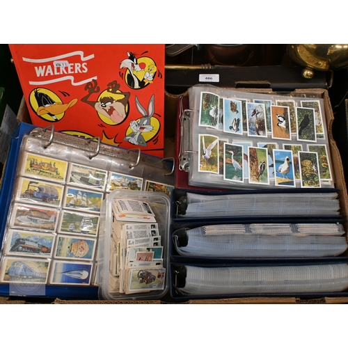 487 - A quantity of cigarette cards and other trade cards, including Hignetts, Players, Lambert & Butl... 