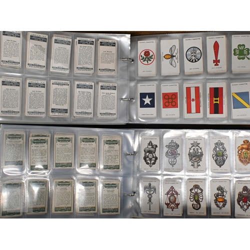 487 - A quantity of cigarette cards and other trade cards, including Hignetts, Players, Lambert & Butl... 