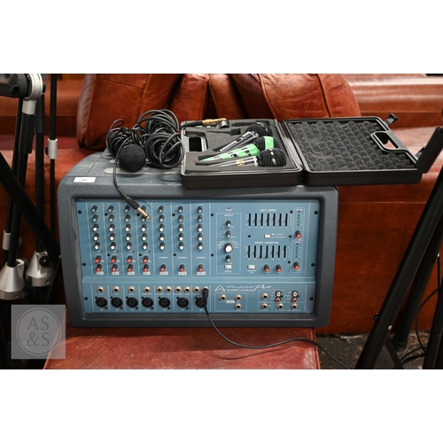 60 - A Wharfedale Pro BX1060SD powered mixer to/with a pair of Wharfedale Pro SVP-15 speakers on Stagg ad... 