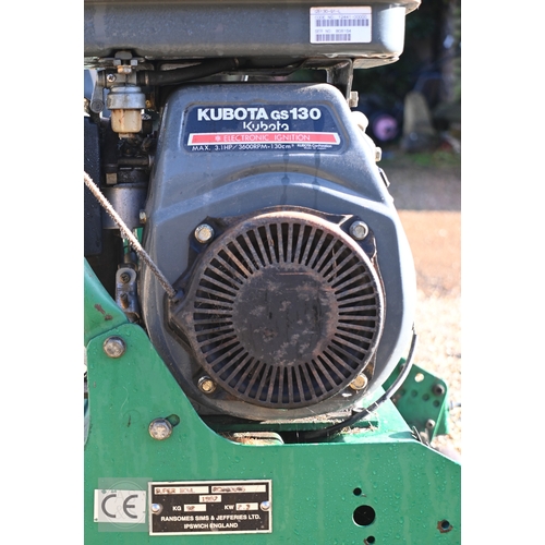 8 - Three old lawnmowers - a Hayter 'Twenty One' 206 cc 5HP orchard mower; a Ransomes 'Super Bowl 51' wi... 