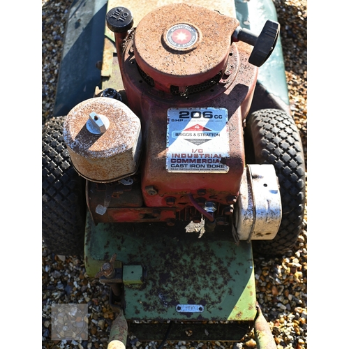 8 - Three old lawnmowers - a Hayter 'Twenty One' 206 cc 5HP orchard mower; a Ransomes 'Super Bowl 51' wi... 