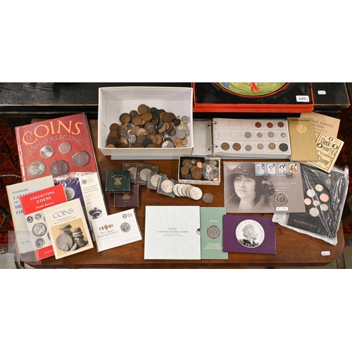 461 - A quantity of coins, including Royal Mint editions including 2015 fine silver twenty pound coin, Geo... 