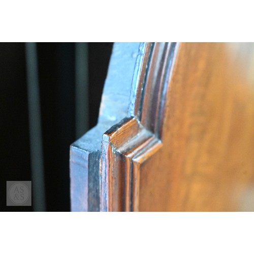 30 - Hugh Riach, London, a good mid 18th century brass mounted mahogany pagoda top longcase clock, the ei... 