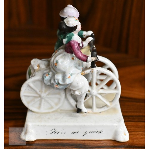 406 - Thirty one antique ceramic fairings and similar groups (box)