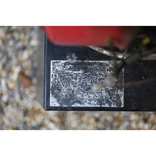 20 - A 'Garden Master' chipper, Honda petrol engine, on twin wheel frame, starts easily and runs well at ... 