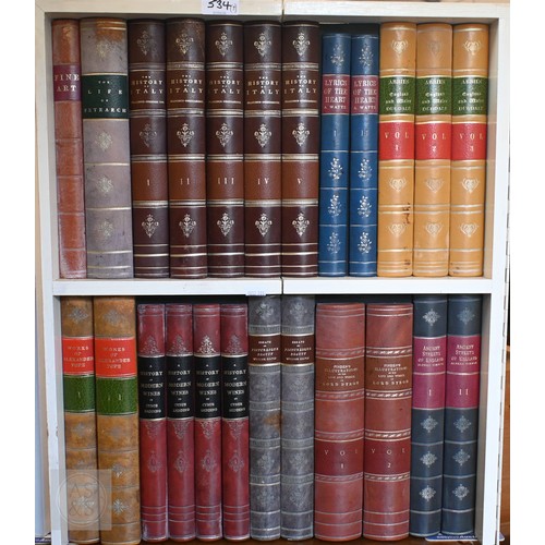 534 - A studio glass lamp, 28 cm high, to/w a pair of novelty folding double doors, decorated with tooled ... 