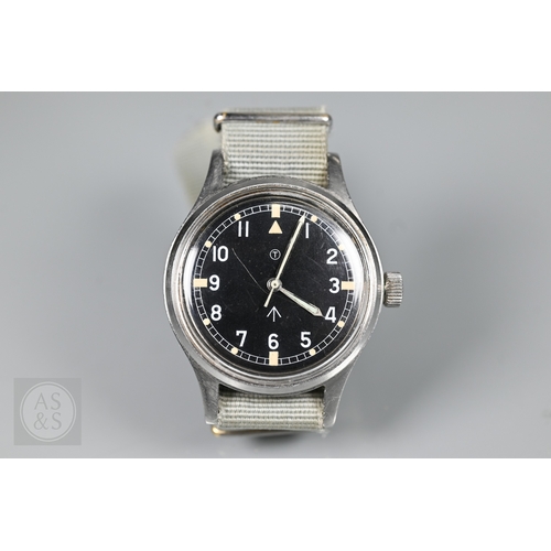 291 - A scarce vintage Hamilton Mk II pilot's wristwatch, ref. 6B-910-1000, H, serial no. 1832, the black ... 