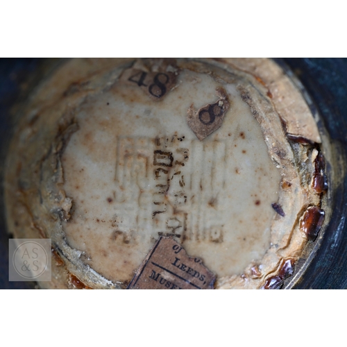310 - A rare Chinese flambe glazed hu-form vase, Qianlong six-character imperial zhuanshu seal mark and of... 
