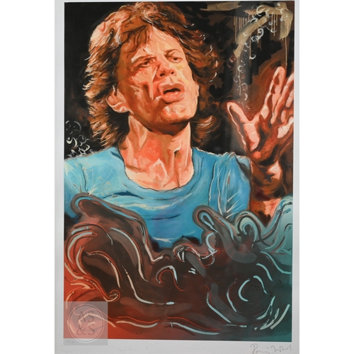 558 - Ronnie Wood (b 1947) - 'Blue smoked suite', ltd ed print numbered 25/195, pencil signed to lower rig... 