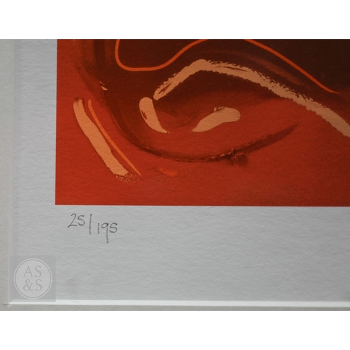 558 - Ronnie Wood (b 1947) - 'Blue smoked suite', ltd ed print numbered 25/195, pencil signed to lower rig... 