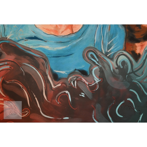 558 - Ronnie Wood (b 1947) - 'Blue smoked suite', ltd ed print numbered 25/195, pencil signed to lower rig... 