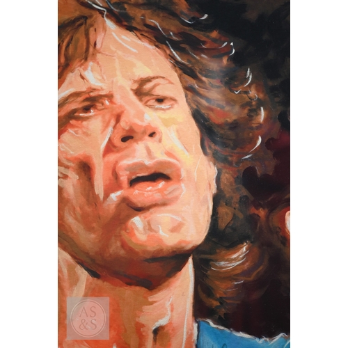 558 - Ronnie Wood (b 1947) - 'Blue smoked suite', ltd ed print numbered 25/195, pencil signed to lower rig... 