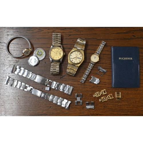 508A - Various watches including a Limit automatic, a ladies Oris manual wristwatch, a ladies Longines quar... 