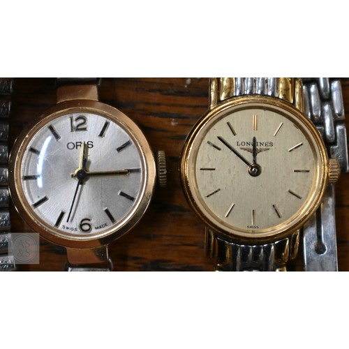 508A - Various watches including a Limit automatic, a ladies Oris manual wristwatch, a ladies Longines quar... 