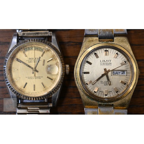 508A - Various watches including a Limit automatic, a ladies Oris manual wristwatch, a ladies Longines quar... 