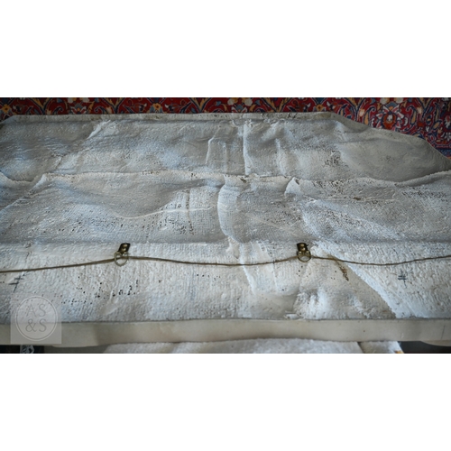 537 - A large simulated marble (fibreglass) fragment of the Parthenon Marbles, featuring two horseman, 100... 