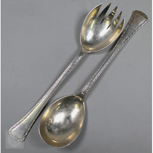 50 - An extensive set of Austro-Hungarian .800 grade flatware and cutlery, comprising twelve each table f... 