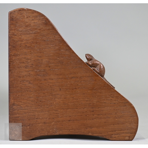 625 - 'Beaverman', Colin Almack (1930-1996) an English oak book trough, with carved beaver trademark, 52.5... 
